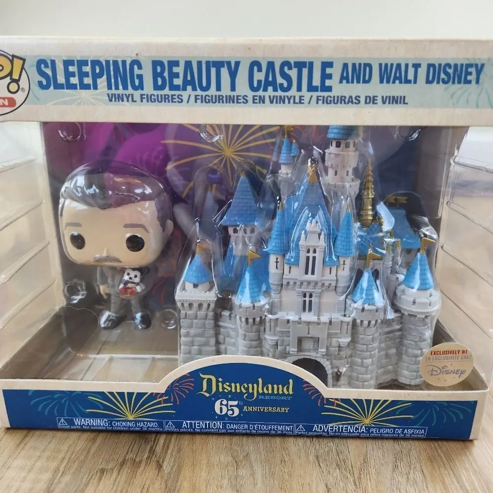 🩵NIB Disney Funko Exclusive 65th Anniversary Walt & Sleeping Beauty Castle - Picture 7 of 14